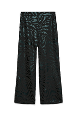 Carla Black Zebra Foil Pant