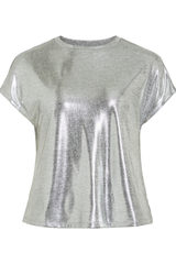 Hannan Silver Lurex Top