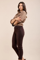 Toxik Brown Boyfriend Jean