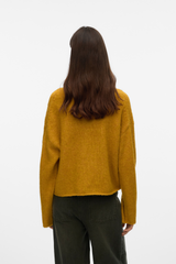 Mirla Gold High Neck Knit