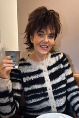 Alda Black & Beige Cardigan