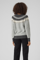 Simone Grey Printed Knit