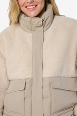 Teddy Cream Fleeced Jacket