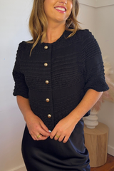 Rosie Black Cardigan