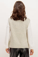 Tia Light Grey Vest