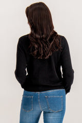 Viril O-Neck Black Knit
