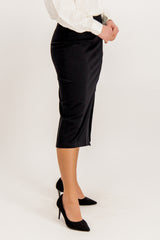 Hirse Black Split Midi