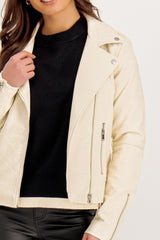 Cara Birch Faux Leather Jacket