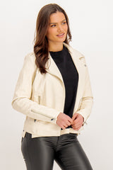 Cara Birch Faux Leather Jacket