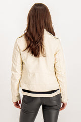 Cara Birch Faux Leather Jacket