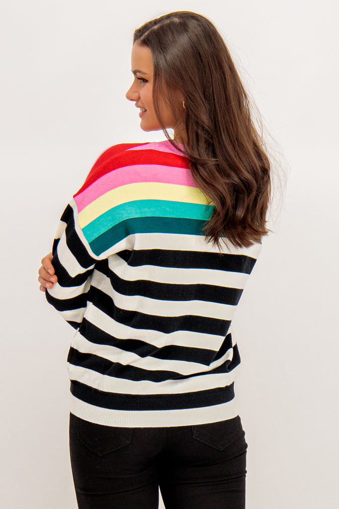 Marni Stripe Multi Colour Knit