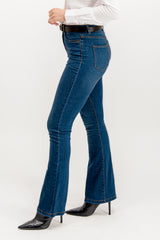 Sallie High Waisted Flare Blue Jeans