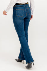 Sallie High Waisted Flare Blue Jeans