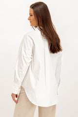 Oregon Bright White Oversized Shirt