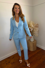 Mara Baby Blue Suit Pant