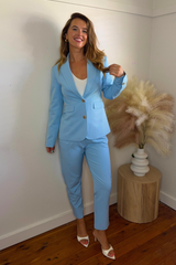 Mara Baby Blue Suit Pant