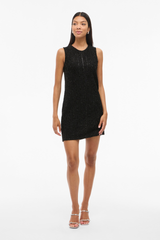 Otta Black Bow Short Dress