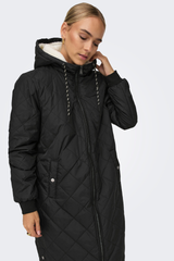 New Sandy Black Quilted Coat