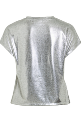 Hannan Silver Lurex Top