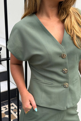 Will Green Button Top