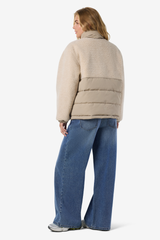 Teddy Cream Fleeced Jacket