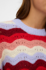 Doja Lavender Striped Knit