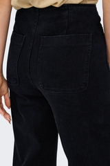 Madeline High Waisted Black Denim Jean