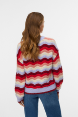 Doja Lavender Striped Knit