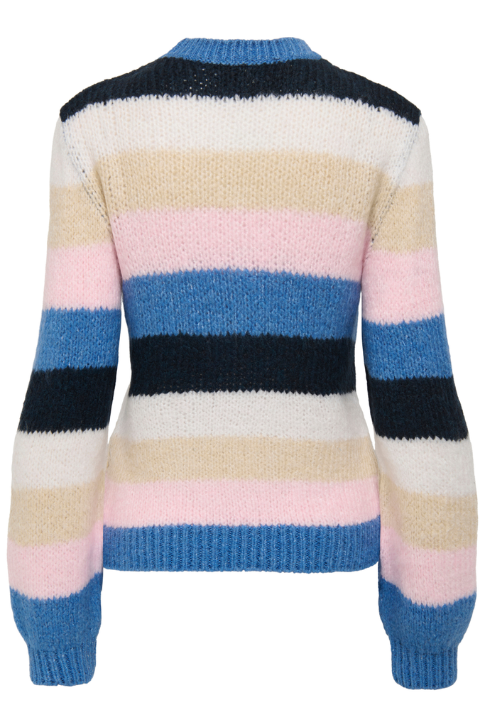 Dinea Navy/Blue Striped Knit