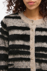 Alda Black & Beige Cardigan