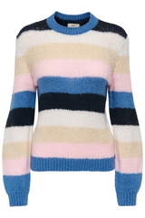 Dinea Navy/Blue Striped Knit