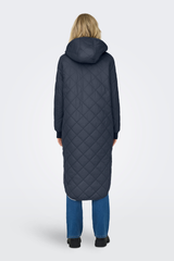 New Sandy Blue Quilted Coat