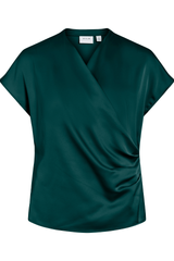 Ellette Detailed Green Top