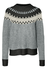 Simone Grey Printed Knit