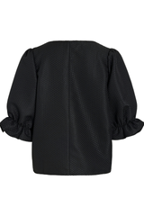 Sedina Black Bow Top