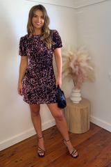 Charlotte Rose Pink Sequins Short Dress