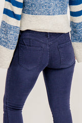 Navy Push Up Skinny Jean