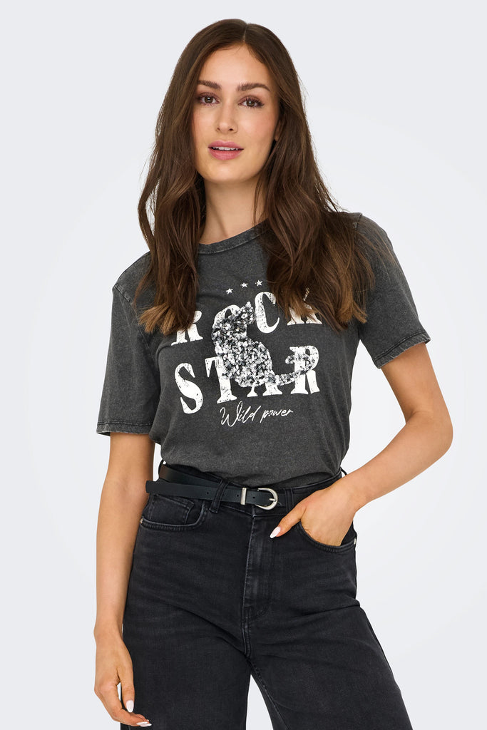 Lucy Rock Star Sequin Tee