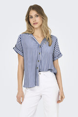 Yasmin Navy Stripe Shirt