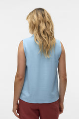 Milo V-Neck Airy Blue Top