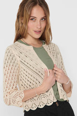 Sun Tapioca Cropped Cardigan