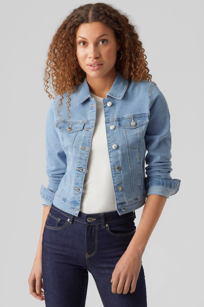 Luna Slim Light Blue Denim Jacket