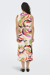 Lumi Multi Print Midi Dress