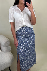 Nova Elite Floral Print Slip Skirt