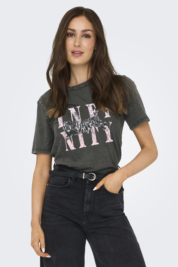 Lucy Infinity Sequin Tee
