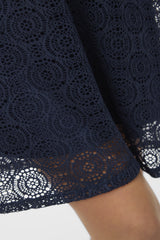 Maya Navy Anglaise Dress