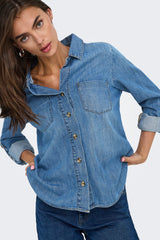 Yasmin Medium Blue Denim Shirt