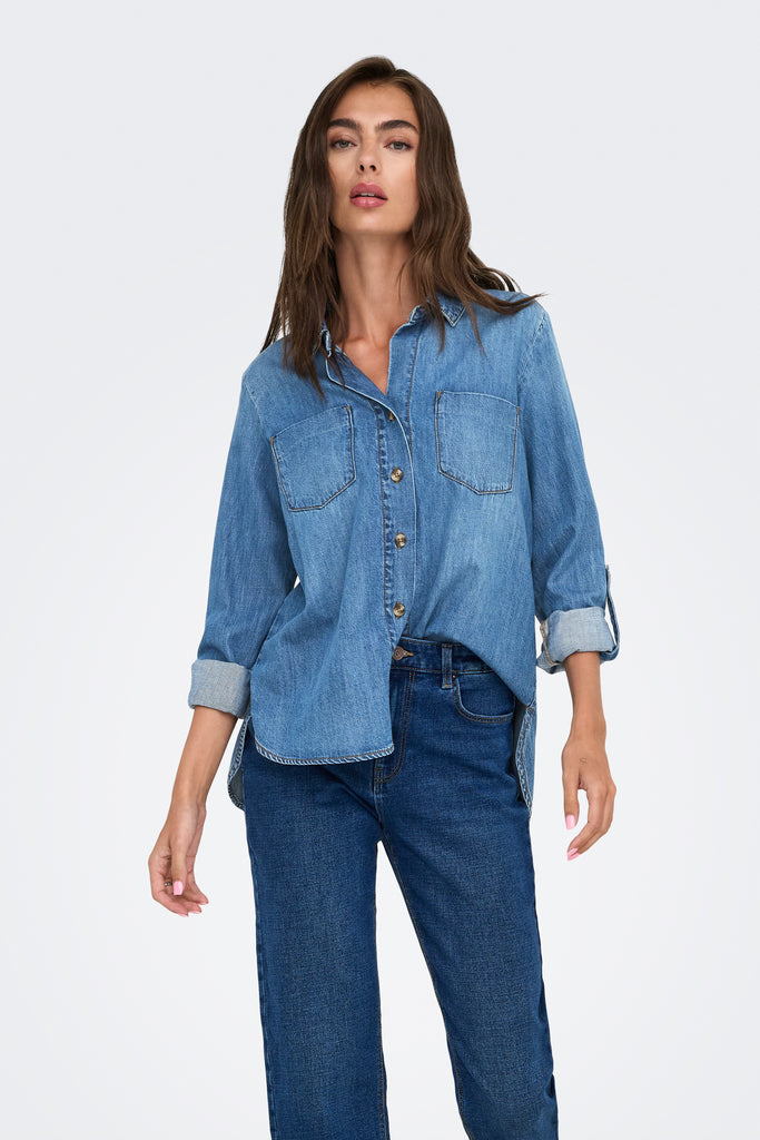 Yasmin Medium Blue Denim Shirt