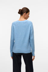 Jasper Blue Doffy O-Neck Knit
