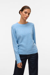 Jasper Blue Doffy O-Neck Knit